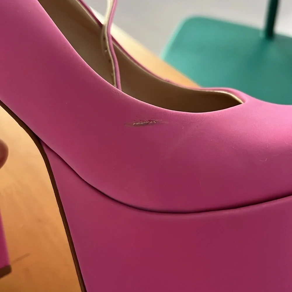 💗Schultz 💕platform pink heels 7.5 women’s❤️